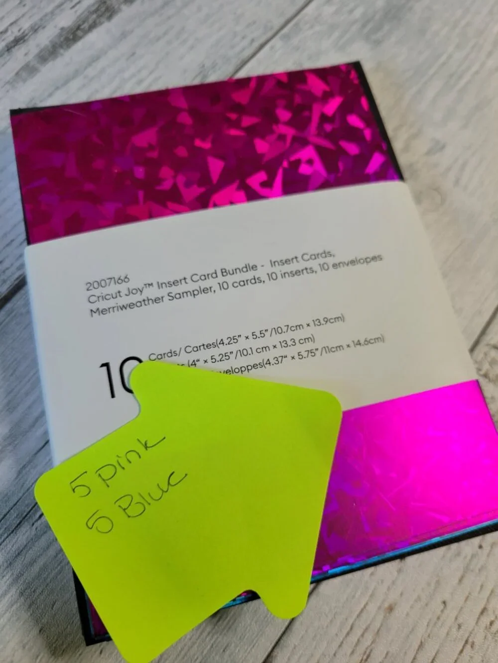 Cricut Joy Insert Card Packs